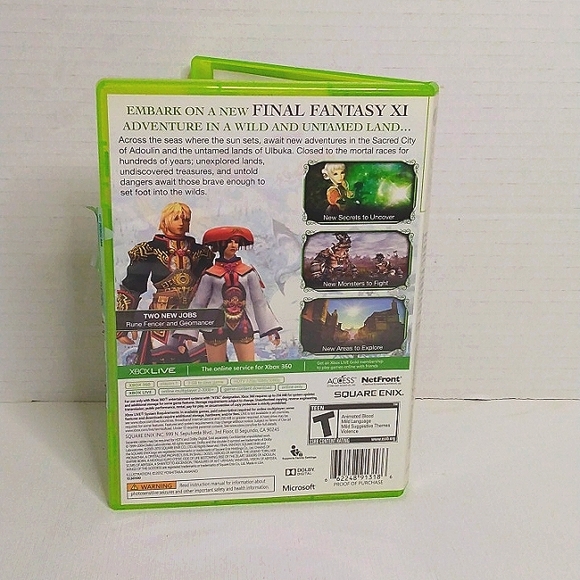FINAL FANTASY XI ONLINE "Seekers Of Adoulin "Xbox 360 - Picture 4 of 5